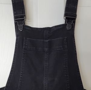 Black Denim Overalls